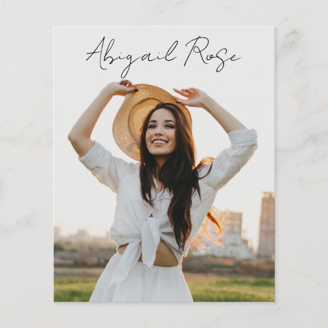 Script モダン 2023フォトグラードフォトカード予算 (正面)