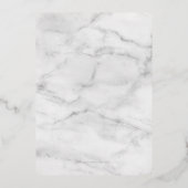 SCRIPT モダン 30th誕生日パーティー白黒金ゴールド 箔招待状 (裏面)