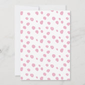 Script モダン 3 Photo Collage Birth Announcement 案内状 (裏面)