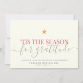 Script モダン Business Anthrivalロゴ企業の シーズンカード (正面)