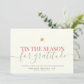 Script モダン Business Anthrivalロゴ企業の シーズンカード (スタンド正面)