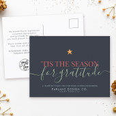 Script モダン Business Anthrivalロゴ企業の シーズンポストカード