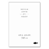 Script モダン Fishメニューオプション座席表 テーブルナンバー (正面)