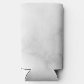 Script モダン Groomsmenパーソナライズされたクーラーボックス スリム缶クーラー (裏面)