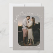 Script モダン Happy New Yearの写真 シーズンカード (正面)