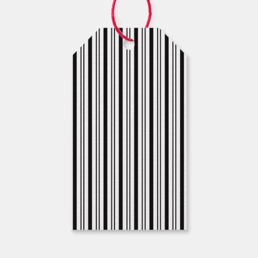 Script モダン Happy New Year's Giftラベル ギフトタグ (裏面)