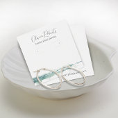 Script モダン Hoop Earrings Display Card