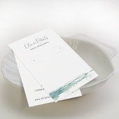 Script モダン Hoop Earrings Display Card