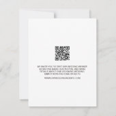 Script モダン Photos数々の Digital結婚's 招待状 (裏面)