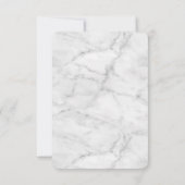 SCRIPT モダン THANK you note金ゴールドグリッター型 招待状 (裏面)