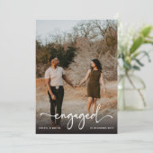 Script 婚約した Photo婚約パーティ 案内状 (スタンド正面)