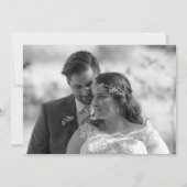 Script 感謝してい Love Photo結婚 S Thank You サンキューカード (裏面)