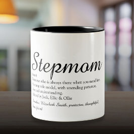 Script 最高の Ever Stepmom、Stepmother Definition ツートーンマグカップ
