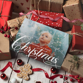Script 白いクリスマスの夢の写真 シーズンカード