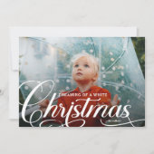 Script 白いクリスマスの夢の写真 シーズンカード (正面)