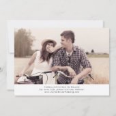 Script 素朴 Horizontal Light Photo日付の保存 セーブザデート (裏面)