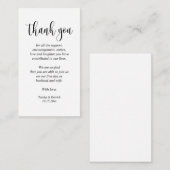 Script 結婚Enclosureカーモダンド エンクロージャーカード (正面/裏面)