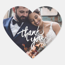 Script 結婚's Photo Thank You Feed ハートシール