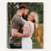 Script 結婚's Plans写真結婚の計画 ノートブック (正面)