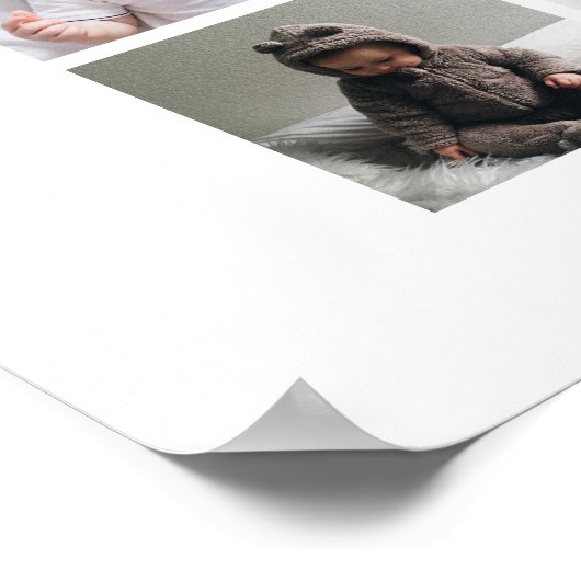 Script 1st Year 12 Photo Collageポスター ポスター (角)