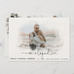 Script 4の写真の発表結婚を中止 案内状