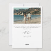 Script 5 Photo Nautical Beach Merry Christmas シーズンカード (裏面)