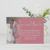 Script 6写真結婚の愛の感謝していバラ金ゴールド カード (スタンド正面)