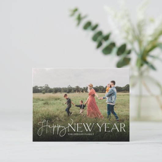 Script and Sans Flat New Yearsはがき シーズンポストカード (スタンド正面)