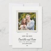 Script And Typewriter Photo日付の保存 セーブザデート (正面)