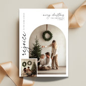 Script Arch Photo Rejoice Biblical Religious Faith シーズンカード