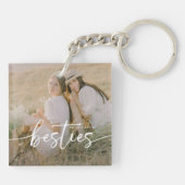 Script Besties 2x Photo Personalized キーホルダー (裏面)