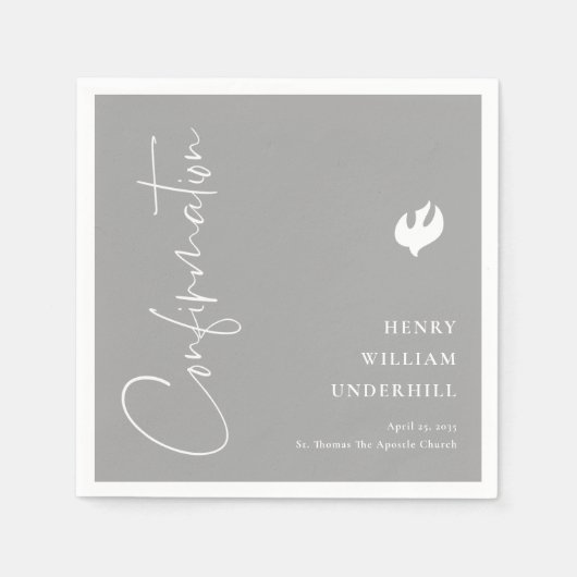 Script Boysの確認 スタンダードカクテルナプキン (正面)