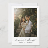 Script & Bright 結婚した Christmasの新着写真 シーズンカード (正面)