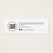 Script Businessモダンロゴカードの挿入ありがとうございます (裏面)