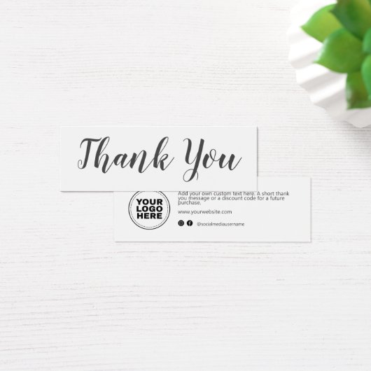 Script Businessモダンロゴカードの挿入ありがとうございます (デスク)