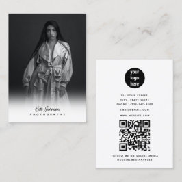 Script Business Logoフォトグラファー写真 名刺