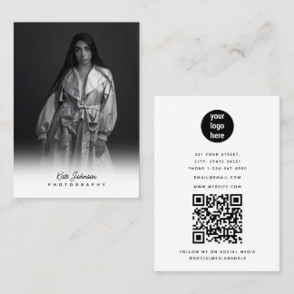 Script Business Logoフォトグラファー写真 名刺