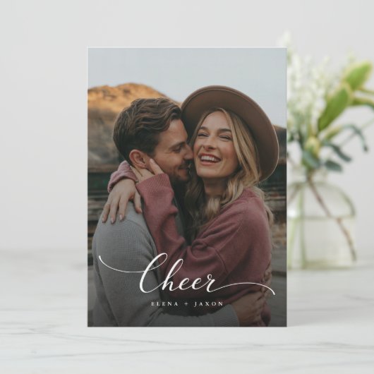 Script Christmas応援新人写真Mr. & Mrs. シーズンカード (スタンド正面)