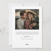 Script Christmas応援新人写真Mr. & Mrs. シーズンカード (裏面)