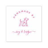  Script Custom logo Handmade by  セルフインキングスタンプ (デザイン)