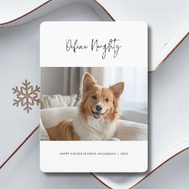 Script Define Christmas いけな Dog Pet Photo シーズンカード