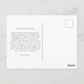 Script Even Updateポストカード ポストカード (裏面)