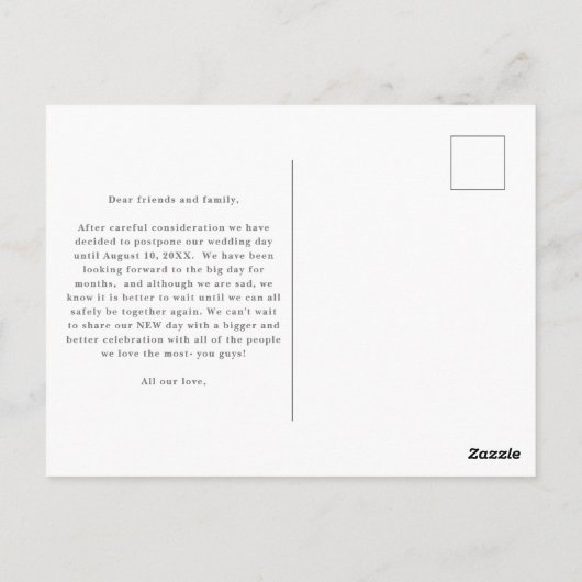 Script Even Updateポストカード ポストカード (裏面)