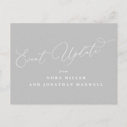 Script Even Updateポストカード ポストカード (正面)