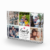 Script Family is Everything Collage Heart Memories フォトブロック (右)