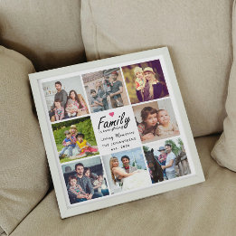 Script Family is Everything Photo Collage Keepsake ポスター