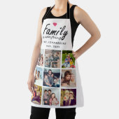 Script Family is Everything Photo Collage Modern エプロン (インサイチュ)
