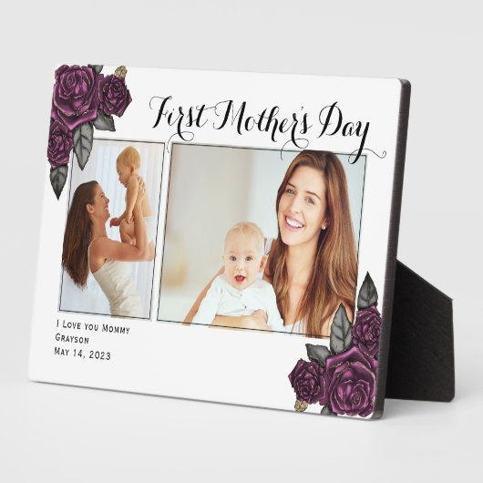 Script First Mother's Dayの写真 フォトプラーク (側面)