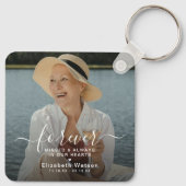 Script Forever Missed' Photo Memorial  キーホルダー (裏面)