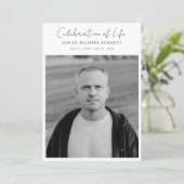 Script Funeral Memorial Order of Service Photo プログラム (スタンド正面)